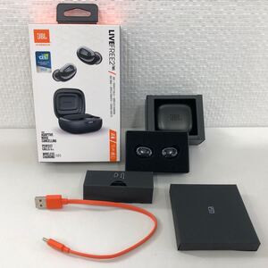 JBL LIVEEREE2TWS 完全ワイヤレスイヤホン ブラック Bluetooth ノイズキャンセリング IPX5防水 コンパクト 趣味 音楽 USBタイプC