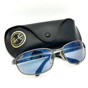 Ray-Ban サングラス RB3146 004/46 60□18 レイバン メタルフレーム レンズ ブルーグレー メンズ ケース付き alp梅1129長