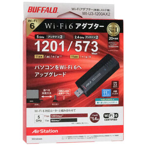 BUFFALO バッファロー製 USB3.0用 無線子機 WI-U3-1200AX2 [管理:1000018939]