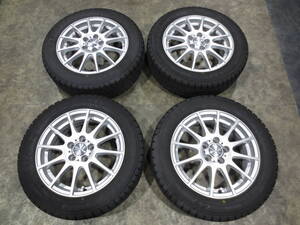 ’22年製 ☆バリ溝☆ TOYO OBSERVE GARIT GIZ 185/60R15 La-Strada 15インチ 5.5J +40 5H PCD100 4本set トヨタ シエンタ H24112201