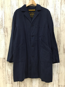 128BH NEIGHBORHOOD 18ss DEALER CL-COAT 181ARNH-JKM02 ネイバーフッド コート ネイビー 【中古】