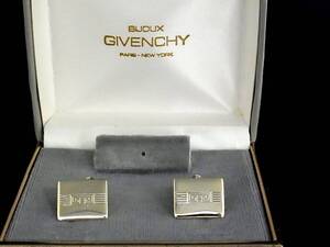 ■新品N■№1254 【GIVENCHY 】ジバンシイ【シルバー】■カフス♪