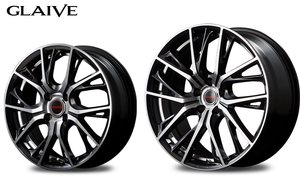 [業販限定販売] [新品] [20インチ] [VERTEC ONE GLAIVE] [8.5J+38] [245/40R20] [レクサス NX] 4本 DBP/UCDC [ブラポリ] [MID]