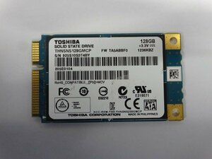 【送料無料】mSATA SSD TOSHIBA 128GB 中古 F20939