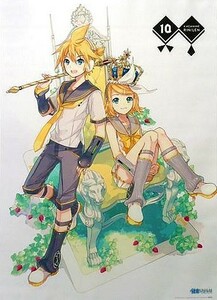 鏡音リン 鏡音レン 王冠ver. 10周年記念 B2 タペストリー 10th Anniversary Shop 限定品 VOCALOID 初音ミク ボカロ