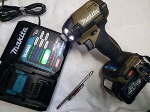 オマケ有 マキタ40V TD002インパクトドライバー新品2.5Ah バッテリー 充電器 セット(検)丸ノコ サンダー レシプロソー マルチツール18V DIY