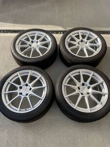 ☆超美品☆BS POTENZA SW010 17インチ 8J+45 7.5J+45 PCD114.3 5H ナンカンCR-S 225/45R17 215/45R17 ZC33S ZC32S DC2 EK9等に！