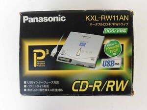 Panasonic KXL-RW11AN USB接続 ポータブルCD-R/RWドライブ（元箱、取説等付属品あり）