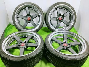 ★WORK★225/35R20-235/35R20 2022年製 20x9.5J+0 20x9J+18 5穴 PCD114.3 中古アルミセット 4本【宮城発 送料無料】MYG-B12711