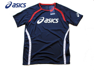 新品タグ付き　asics アシックス サッカー プラクティス ショートスリーブトップ 半袖ビックロゴTシャツ ユニセックス　XLビックサイズ 