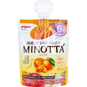 【まとめ買う】ピジョン くだものスムージー MINOTTA(ミノッタ) 温州みかんミックス 70g×40個セット