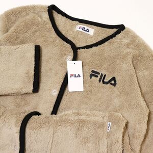 ★フィラ FILA 新品 レディース 暖かい 保温 裏起毛 ボア フリース ポケット付き ジャケット Ｍサイズ [424606G-15-M] 一 二 壱★QWER