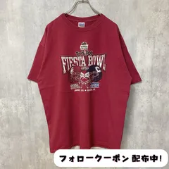 古着 used　GILDAN　ギルダン　半袖プリントTシャツ　赤　レッド　レトロ　フィエスタボウル　フットボール　2011