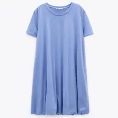 新品☆ZARA ザラ バルーン裾ワンピース