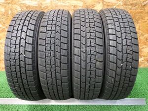 ダンロップ WINTER MAXX WM02 155/65R14 75Q 2022年製 9.5~9.9部山【4本/スタッドレス/14インチ】手渡し可