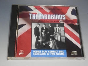 □ THE BEST OF BRITISH ROCK THE YARDBIRDS ヤードバーズ 輸入盤CD エリック・クラプトン ジェフ・ベック