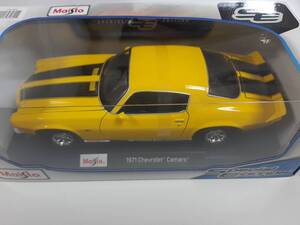 シボレー　カマロ　Chevrolet　Camaro　1971　　1/18