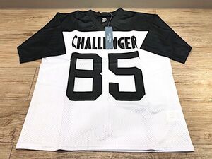 12/245【新品未使用】 タグ付 CHALLENGER ロゴメッシュプリント Tシャツ LOGOPRINTED MESH TEE サイズM ブラック×ホワイト チャレンジャー