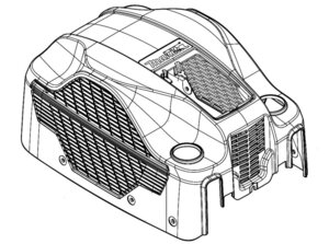 マキタ makita エアコンプレッサ AC500XLR 用 カバーコンプリート 赤 141D50-1 コンプレッサー カバーのみ 部品 修理 建築 大工 造作 建方