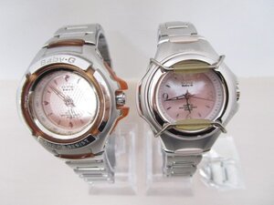 [１円スタート！]☆ジャンク腕時計セットＨ⑨☆CASIO Baby-G G-MS２点セット MSG-551 MSG-600MP レディース2点セット Ｈ⑨ 313