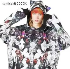 ankoROCK 白雪姫ネコ耳プルオーバーパーカー