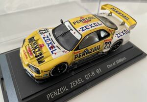 EBBRO 1/43 PENZOIL ZEXEL GT-R JGTC 2001 #23 NISSAN ペンゾイル ゼクセル ニスモ 日産 EB エブロ 