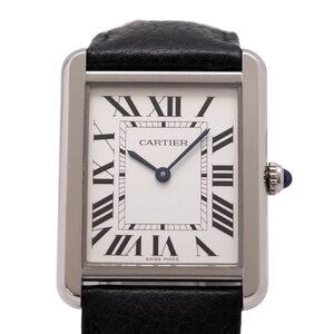 カルティエ Cartier カルティエ タンクソロ WSTA0028 Cartier Tank クオーツ 腕時計 レディース シルバー