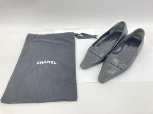 CHANEL シャネル パンプス 保存袋付き サイズ37【CKAAB002】