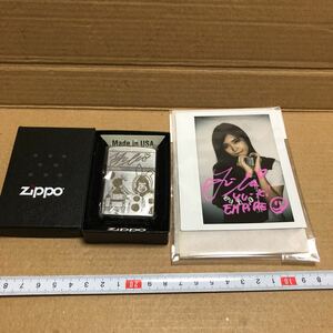 zippo ジッポ　ジッポー　EMPIRE empire yu-ki YU-KI Yuki YUKI 限定　受注　直筆サイン入りチェキ付き ExWHYZイクスワイズ　BiSH アイナ