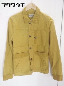 ◇ TOPMAN トップマン 切替 長袖 ジャケット サイズUK US/XS EUR 86-91CM イエロー系 メンズ