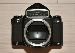 【美品】整備済 作動品 ASAHI PENTAX アサヒ ペンタックス 6×7 後期型 中判カメラ 一眼レフ ボディ 現状品 フィルムカメラ 通電品