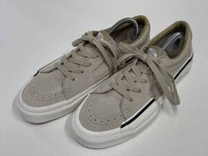 激レア!! VANS SK-8 Low グレーベージュ スエード キャンバス US9 (27cm) アメリカ企画限定!! バンズ ハイトップ