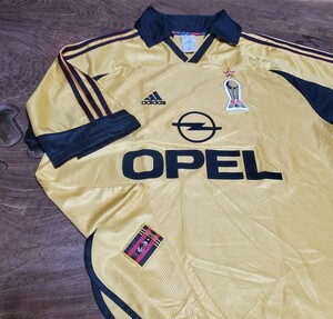 値下げ交渉 99-00 100th ACミラン adidas 4th MADE IN ITALY 検/ 1899 1999 2000 CENTENARIO ACM MILAN GOLD SHIRT MALDINI SHEVCHENKO Y2K