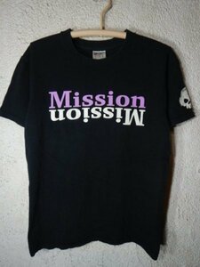 to3512　レア　アメリカ製　67MISSION　ロクナナミッション　00ｓ　vintage　ビンテージ　2000　tシャツ　スカル　ターンテーブル　ロック