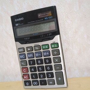 送料無料　CASIO カシオ 電卓 NS-10LT 動作確認済み