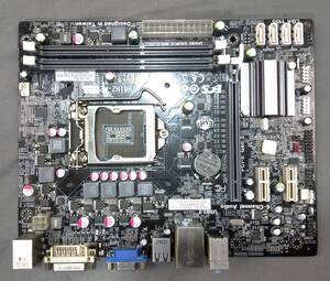 【中古パーツ】BIOS確認のみ、H61H2-M2 V:2.0 マザーボード ＩＯパネル LGA1155 ■MB5187