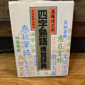 見やすい　四字熟語　博覧辞典/日本実業出版社/真藤建志郎