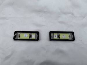 【新品】社外 BMW 5シリーズ E39 LED ナンバープレートランプ ライセンスプレートランプ 左右セット Y0301 ②