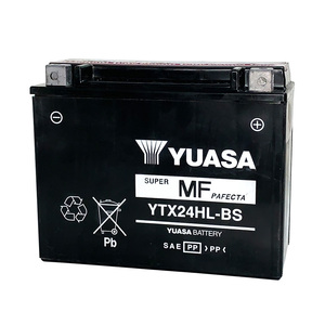 台湾 YUASA ユアサ YTX24HL-BS 互換 Y50-N18L-A3 66010-82B 66000210 初期充電済 即使用可能 ハーレー FL FLH