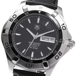 タグホイヤー TAG HEUER WAF2010 アクアレーサー キャリバー5 デイデイト 自動巻き メンズ 良品 _863628