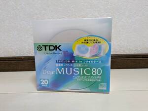 日本製☆未使用/未開封品★TDK 音楽/録音用 CD-R 700MB 80分 20枚組 CD-RDE80CPMX20FLN 土日祝も発送可◎ 太陽誘電 That