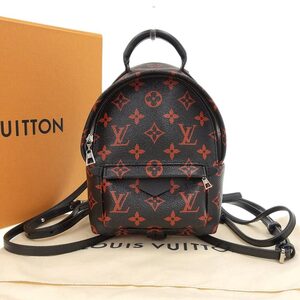 【本物保証】 箱・布袋付 超美品 ルイヴィトン LOUIS VUITTON モノグラム アンフラルージュ パームスプリングス MINI M41457 リュック