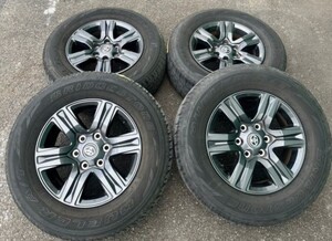 トヨタ ハイラックスZ　純正ホイール　タイヤ　4本　セット　17×7.5J +30 139.7 6穴　ブリヂストン 265/65R17　２０２０年登録　セット