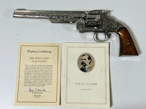 ★THE WYATT EARP .44 REVOLVER★　モデルガン　ワイアットアープ44　リボルバー　フランクリン・ミント社　中折れ式　現状品