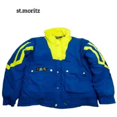 古着　st.moritz　ダウンジャケット　スキージャケット　90s　00s