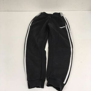 送料無料★adidas アディダス★スウェットパンツ　サイドラインパンツ★子供　150 ジュニア★ブラック#60527sNj141