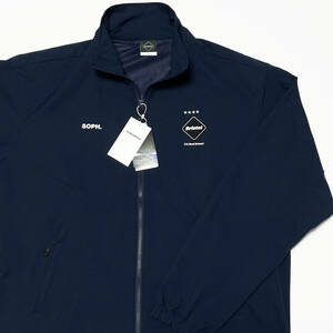 23SS新品L紺F.C.Real BristolジャケットSTAND COLLAR JACKETベンチレーションTRACK JACKETブリストルFCRBブルゾンF.C.R.BジャージNAVY24AW