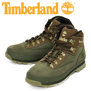 Timberland (ティンバーランド) A5ZHH EUROHIKER LTHR ユーロハイカーレザーブーツ Dark Green TB458 US9.5-約27.5cm