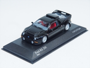 [ラスト1個]★新品★絶版品 フォード RS 200 1986年式 右ハンドル仕様 (ブラック) 限定 [430080270]