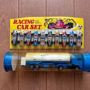 ☆ヴィンテージブリキのおもちゃRACING CAR SET/おまけAIR LIQUIDE★